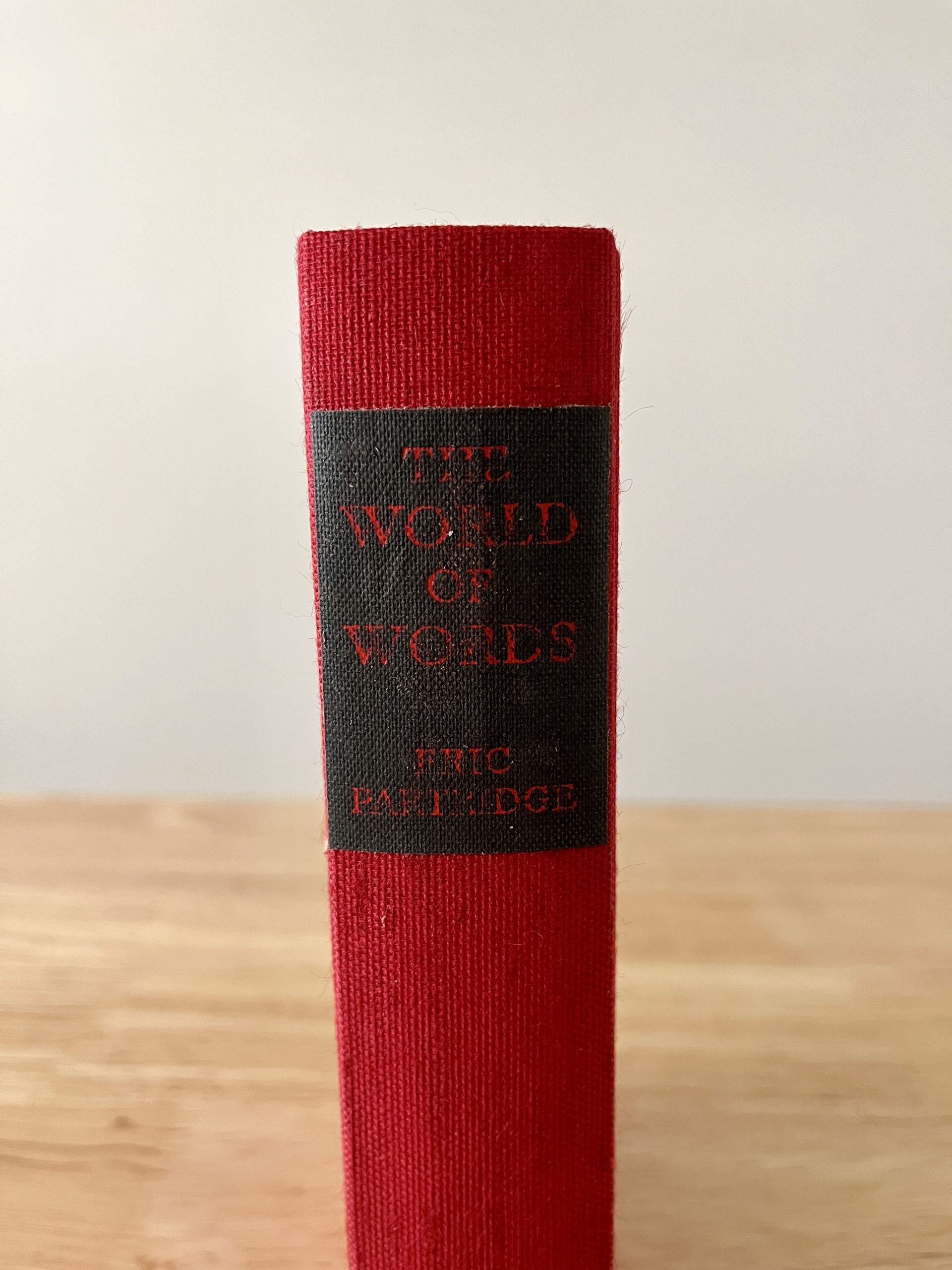 Rebinding: The World of Words